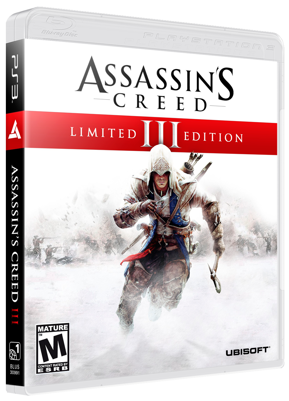 Assassin's Creed III box art for Playstation 3